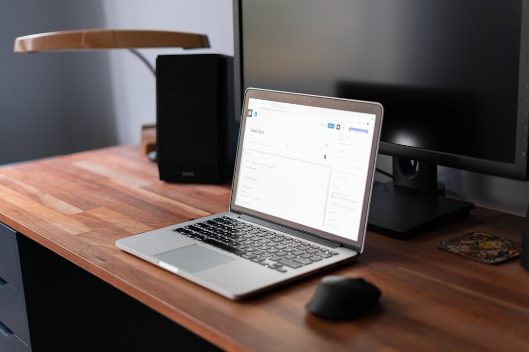 Laptop workspace for RevifyHub technology articles