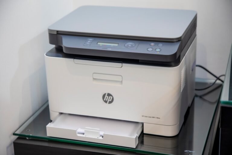 Office document scanner representing how to reduce a large scanned PDF file size
