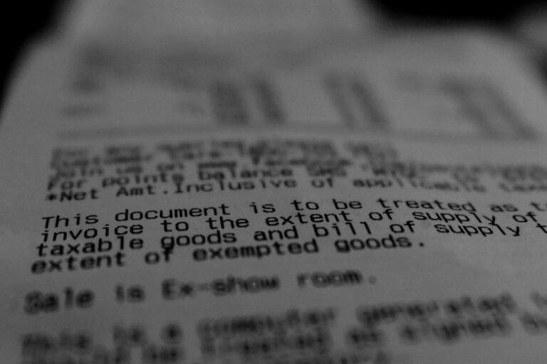 Close-up of printed text representing scanned PDF OCR reading order